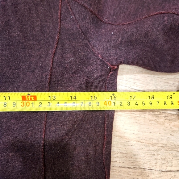 Eileen Fisher felted double knit wool jacket Blazer XS Maroon - Picture 4 of 8